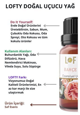 Lofty Gül Oda Kokusu 10 ml