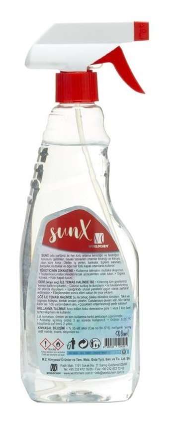 Worldchem Homecare Sunx Fresh Oda Kokusu 500 ml