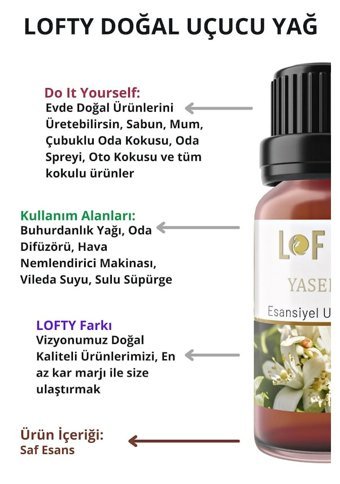 Lofty Yasemin Oda Kokusu 30 ml