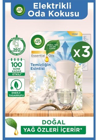 Air Wick Temizliğin Esintisi Oda Kokusu 3x20 ml