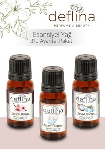 Deflina Kozmetik Çiçek Oda Kokusu 3x10 ml