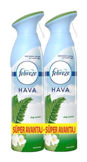 Febreze Dağ Esintisi Oda Kokusu 2x300 ml