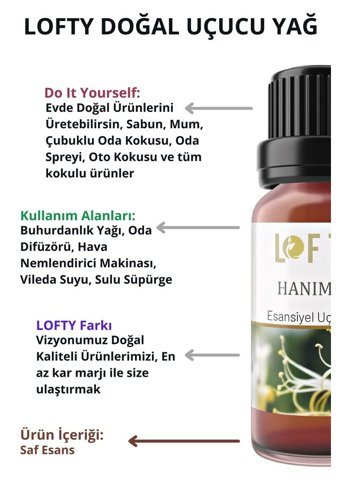 Lofty Hanımeli Oda Kokusu 30 ml