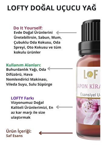 Lofty Japon Kiraz Çiçeği Oda Kokusu 10 ml
