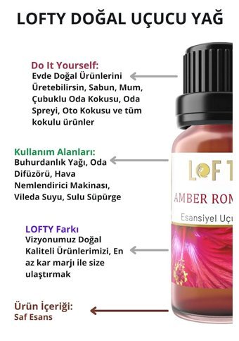 Lofty Amber Oda Kokusu 10 ml