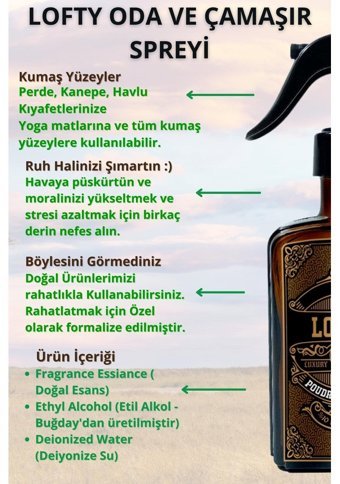 Lofty Amber Oda Kokusu 250 ml