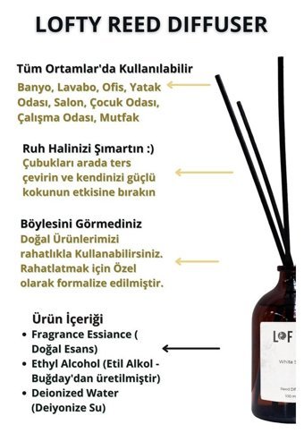 Lofty Beyaz Sabun Oda Kokusu 100 ml