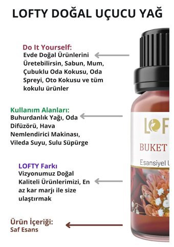 Lofty Çiçek Buketi Oda Kokusu 30 ml