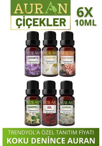 Auran Çiçek Oda Kokusu 6x10 ml
