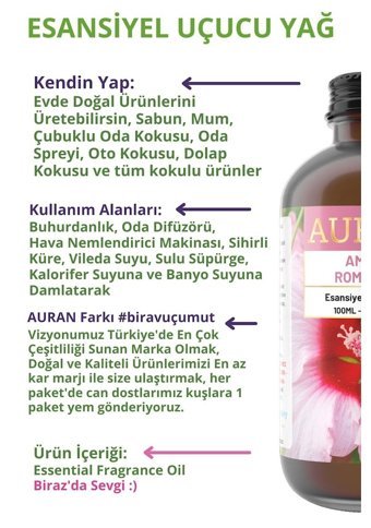 Auran Gül Oda Kokusu 100 ml