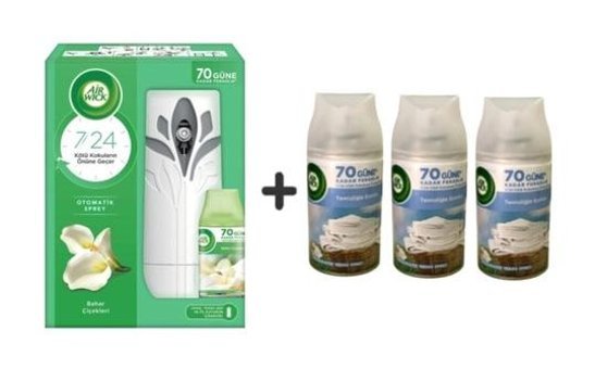Air Wick Freshmatic Temizliğin Esintisi Oda Kokusu 4x250 ml
