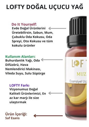 Lofty Muz Oda Kokusu 10 ml