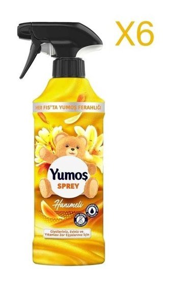 Yumoş Hanımeli Oda Kokusu 6x450 ml