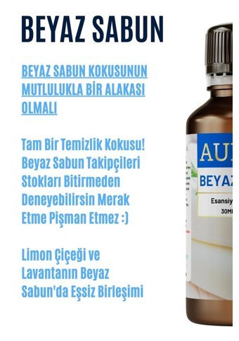 Auran Beyaz Sabun Oda Kokusu 30 ml
