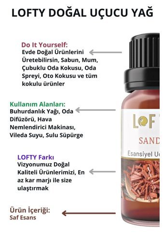 Lofty Sandal Ağacı Oda Kokusu 30 ml