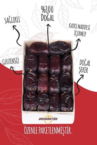 Baharatör Organik İran Hurması 5x500 gr