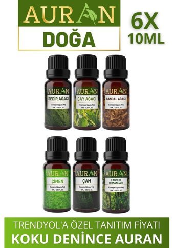 Auran Çok Aromalı Oda Kokusu 6x10 ml