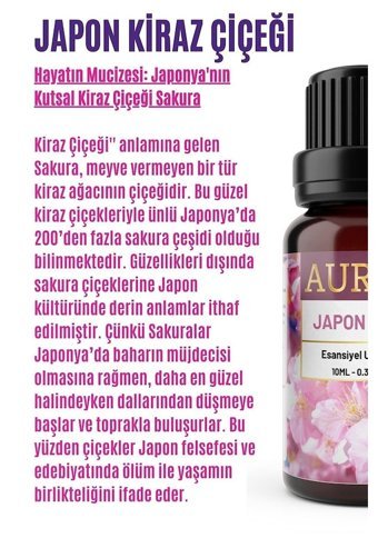 Auran Japon Kiraz Çiçeği Oda Kokusu 10 ml