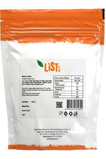 List Nuts Organik Medjoul Hurması 1 kg