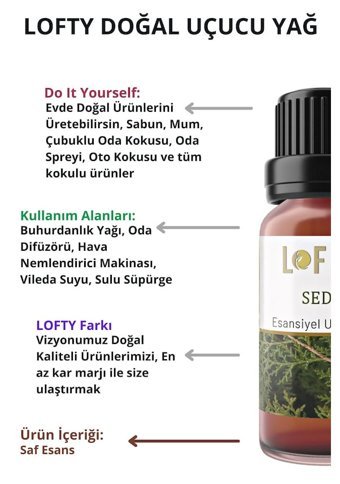 Lofty Sedir Ağacı Oda Kokusu 30 ml