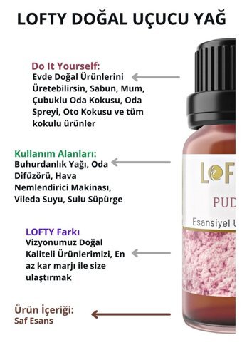 Lofty Pudra Oda Kokusu 30 ml