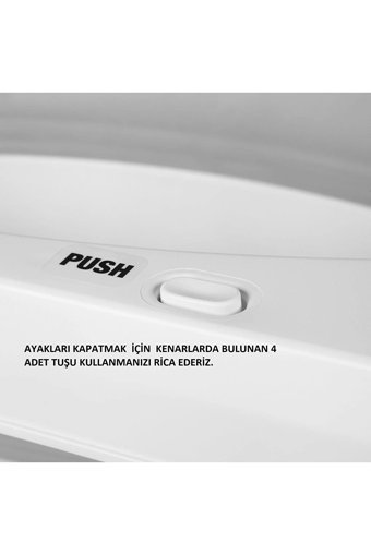 Sepetkitchen Ayaklı Gri Katlanır Bebek Küveti Seti