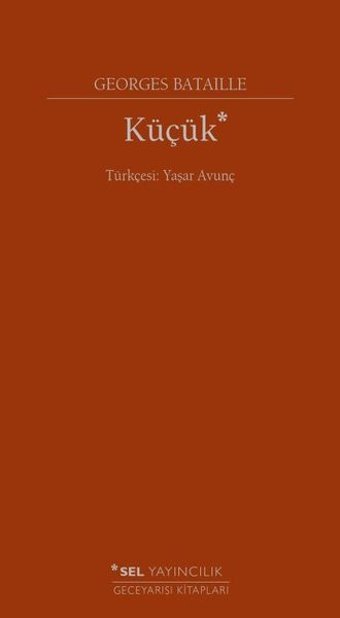 Küçük Georges Bataille Sel Yayıncılık