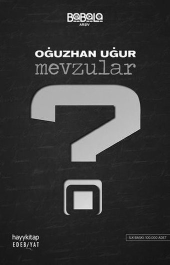 Mevzular Oğuzhan Uğur Hayykitap