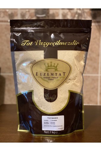 Elzemtat Kuruyemiş Pastacılık Toz Çiğ Badem İçi 1 kg