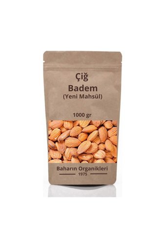 Baharın Organikleri Organik Tane Çiğ Badem İçi 1 kg