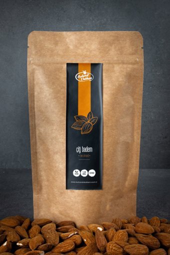Baharat Dükkanı Organik Tane Çiğ Badem İçi 175 gr