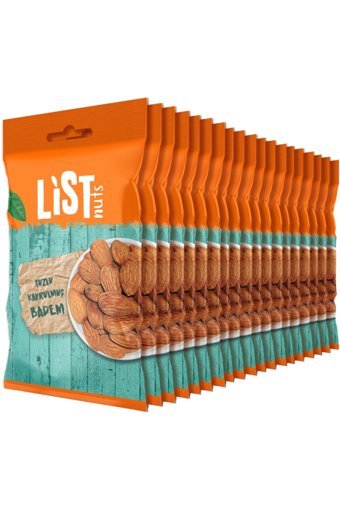 List Nuts Tane Kavrulmuş Badem İçi 20x40 gr