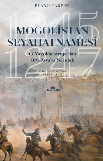 Moğolistan Seyahatnamesi Plano Carpini Kronik Kitap