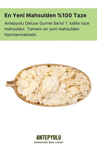 Antepyolu Organik File Çiğ Badem İçi 200 gr