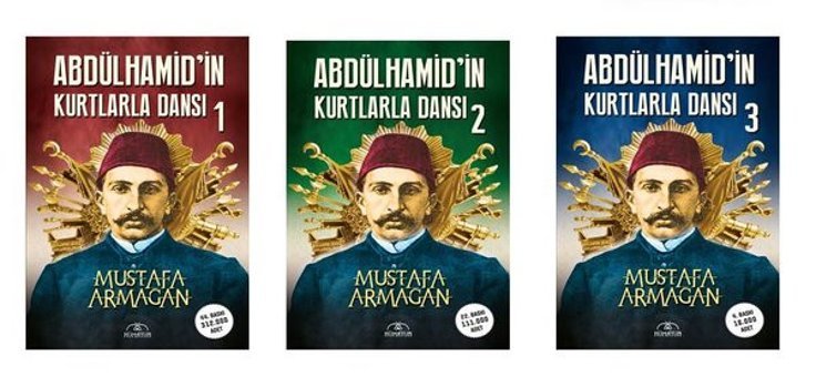 Abdülhamid'in Kurtlarla Dansı Seti - 3 Kitap Takım Mustafa Armağan Hümayun Yayınları