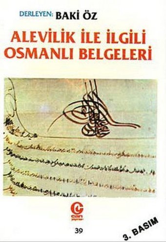 Alevilik ile İlgili Osmanlı Belgeleri Baki Öz Can Yayınları (Ali Adil Atalay)