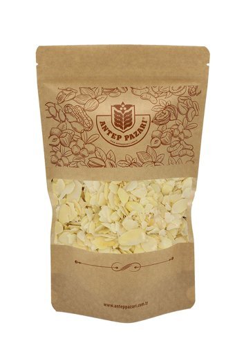 Antep Pazarı Organik File Çiğ Badem İçi 200 gr