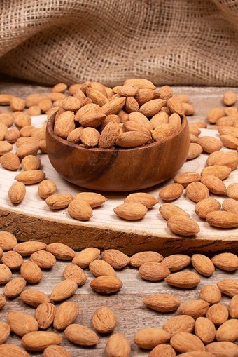 Kurtuluş Kuruyemiş Organik Tane Kavrulmuş Badem İçi 500 gr