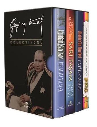 Gazi Mustafa Kemal Koleksiyonu Seti-4 Kitap Takım Mustafa Kemal Atatürk, İbrahim Yılmaz, Deniz Şafak, Fatih Öznur Elhamra