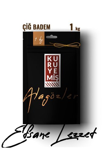 Alagözler Tane Çiğ Badem İçi 1 kg