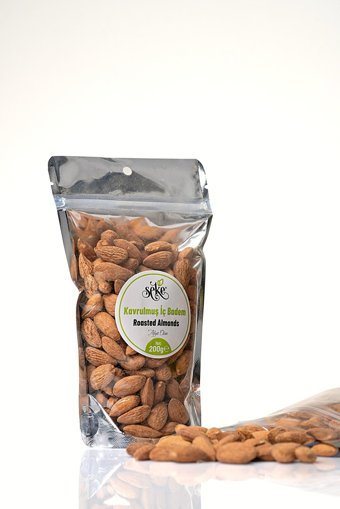 Seke Organik Tane Kavrulmuş Badem İçi 200 gr