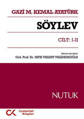 Söylev Cilt: 1-2 Hıfzı Veldet Velidedeoğlu Cumhuriyet Kitapları