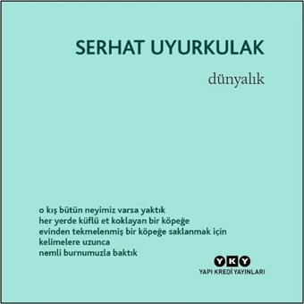 Dünyalık Serhat Uyurkulak Yapı Kredi Yayınları