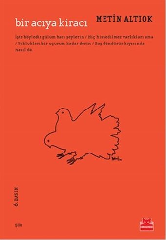 Bir Acıya Kiracı Metin Altıok Kırmızı Kedi