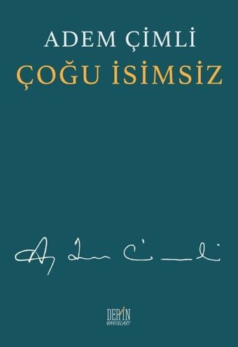 Çoğu İsimsiz Adem Çimli Derin Yayınları