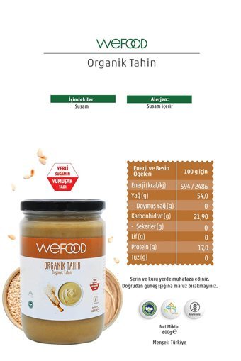 Wefood Tahin 2x600 gr