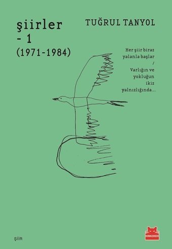 Şiirler-1 (1971-1984) Tuğrul Tanyol Kırmızı Kedi