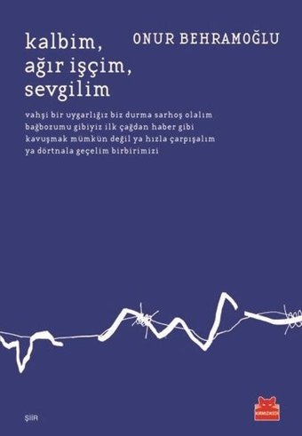 Kalbim Ağır İşçim Sevgilim Onur Behramoğlu Kırmızı Kedi