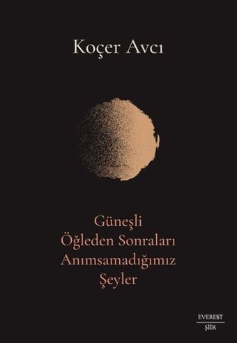 Güneşli Öğleden Sonraları Anımsamadığımız Şeyler Koçer Avcı Everest Yayınları