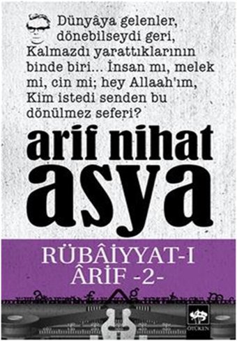 Rübaiyyat-ı Arif 2 Arif Nihat Asya Ötüken Neşriyat